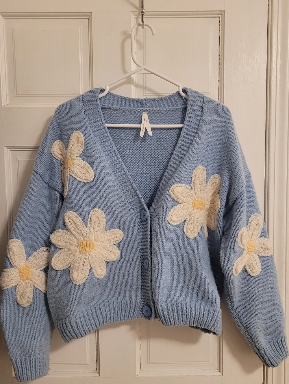Knit Floral Cardigan